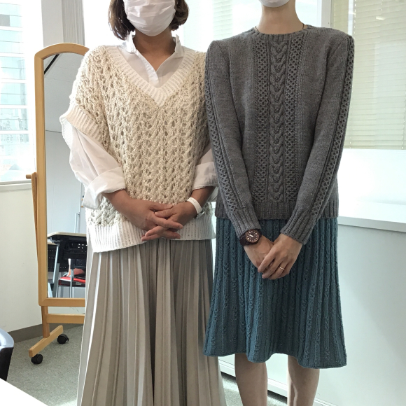 【棒針編み資格取得講座】生徒さんの作品です♪_c0357605_16462140.jpeg