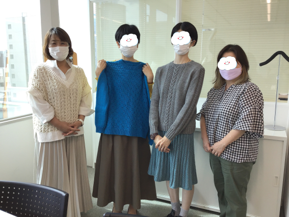 【棒針編み資格取得講座】生徒さんの作品です♪_c0357605_16482268.jpeg