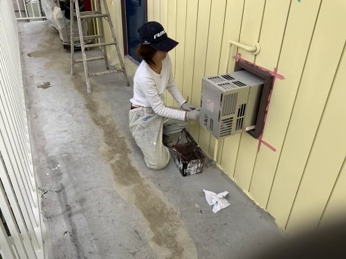 38日目・塗装ほぼ終了・防水塗装にも着手_f0031037_17561504.jpg