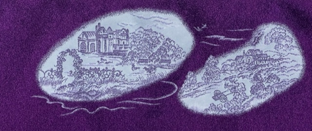 Toile de Jouy(西洋更紗)・小豆色地・薄黄緑地。_f0181251_15331458.jpg