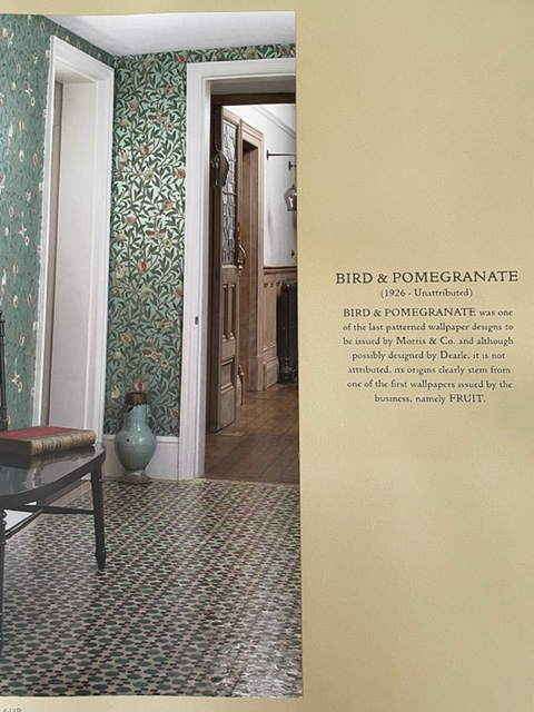 『MORRIS・モリス』の壁紙『BIRD＆POMEGRANATE・鳥とざくろ』　by interior styling of brght_c0157866_19025746.jpg