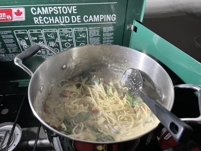 停電6日目　キャンプ料理_c0353373_23391462.jpg