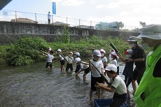 空堀川学習　青葉小学校二年生_a0258102_11420114.jpg