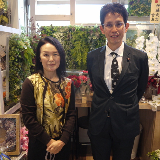 衆議院議員階先生がお立ち寄りくださいました_a0123133_06371493.jpg