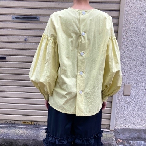 〔IamI〕MOM sleave blouse＆one-piece_a0389054_19581272.jpg