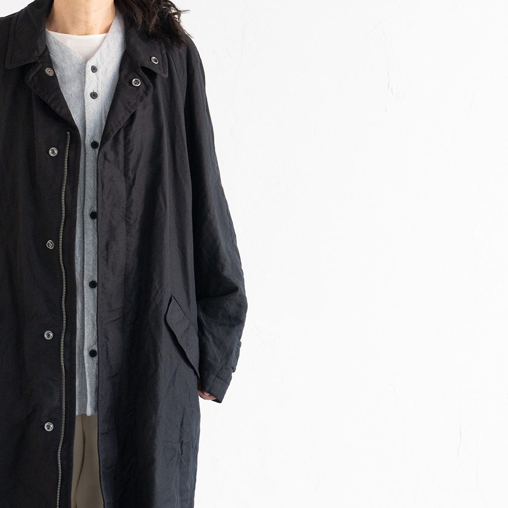 ゴーシュ　ウールカシミア コート　ブラック 164117580_o4.jpg?