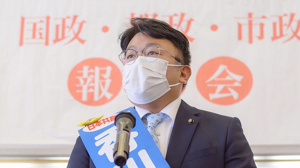 東京・清瀬市議選 予定候補の訴え(2)香川やすのり市議_b0190576_21102413.jpg