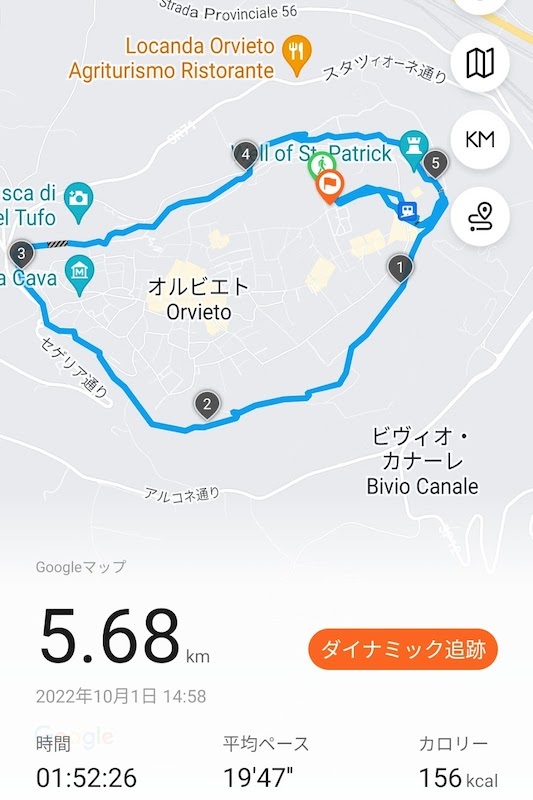 秋色で花も咲くオルヴィエート崖下周遊トレッキングコース_f0234936_21423942.jpg
