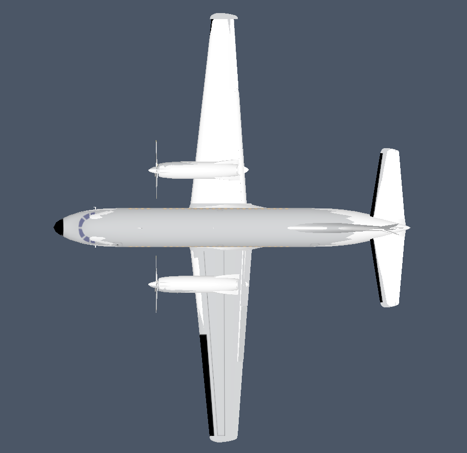 YS-11 Blender #30 Plane Maker 機体 を修正 : Project 1/200X