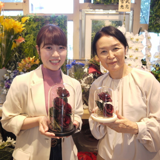 薔薇のプリザーブドフラワー加工をいたしました。_a0123133_00510106.jpg