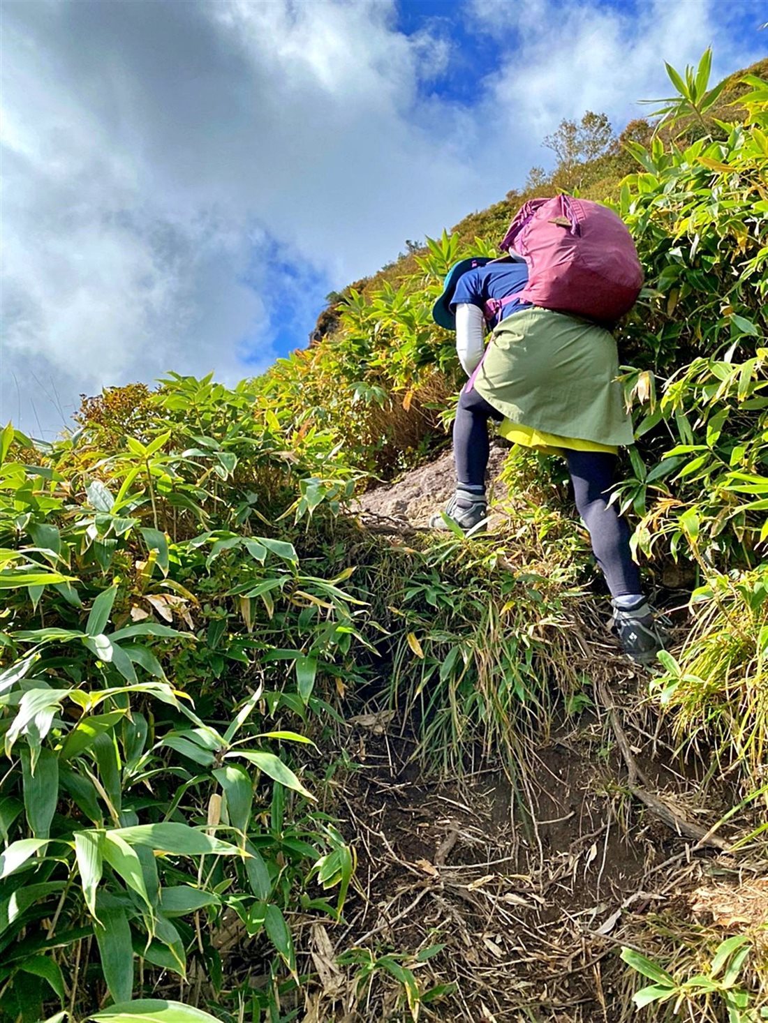 紅葉の那須岳、スペシャル横断ルートを縦走&#127810;&#127809;(2022.10.1)_e0368467_19554772.jpg