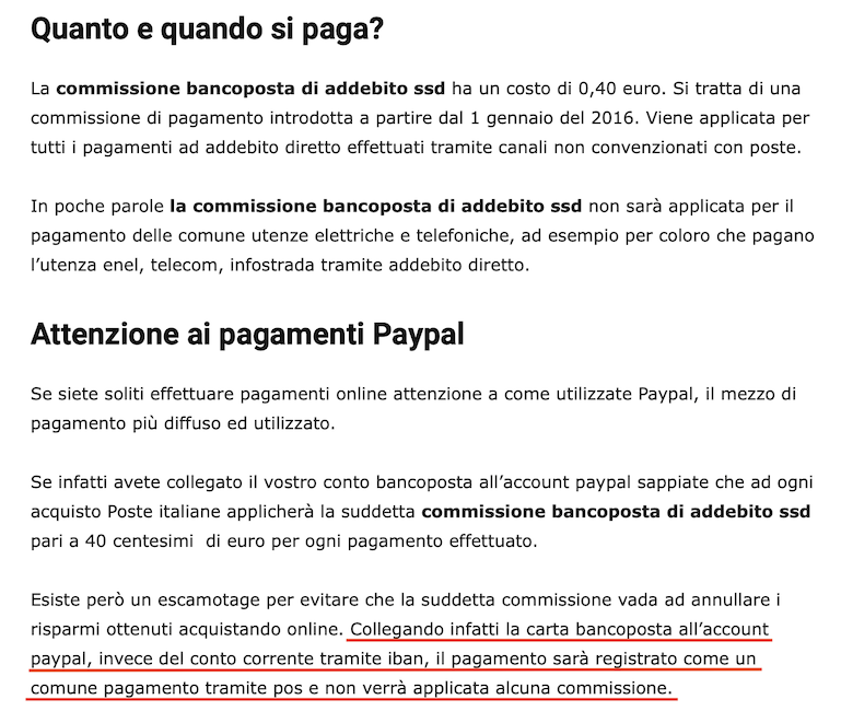 イタリア郵便局ネット購入手数料40セント回避成功 でも7月から口座維持費 月4€から6€に_f0234936_22131983.png