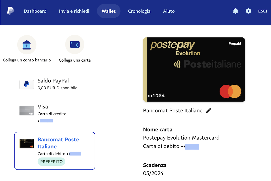 イタリア郵便局ネット購入手数料40セント回避成功 でも７月から口座維持費 月４€から６€に_f0234936_23144004.png