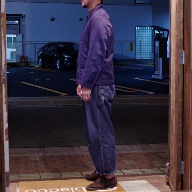 びーMASON'&HUGHES UTILITY JKT 60年代US 1960s US NAVY Utility Jacket / Size 40〜42相当 / 60年代 ネイビー