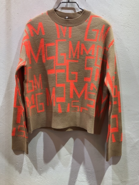 「MSGM エムエスジーエム」新作ショートロゴニット入荷です。_c0204280_13515146.jpg