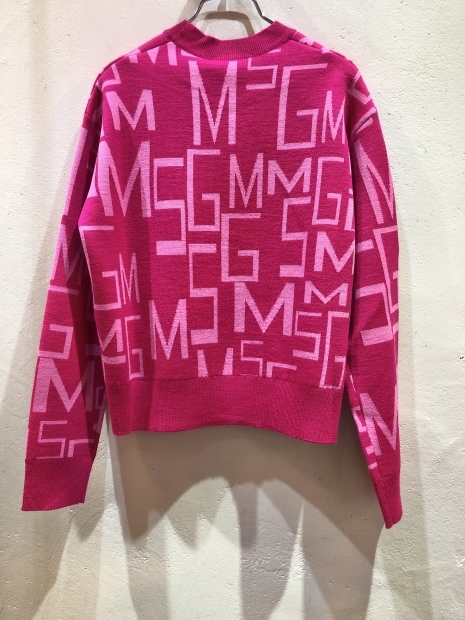 「MSGM エムエスジーエム」新作ショートロゴニット入荷です。_c0204280_13515286.jpg