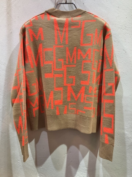 「MSGM エムエスジーエム」新作ショートロゴニット入荷です。_c0204280_13520814.jpg