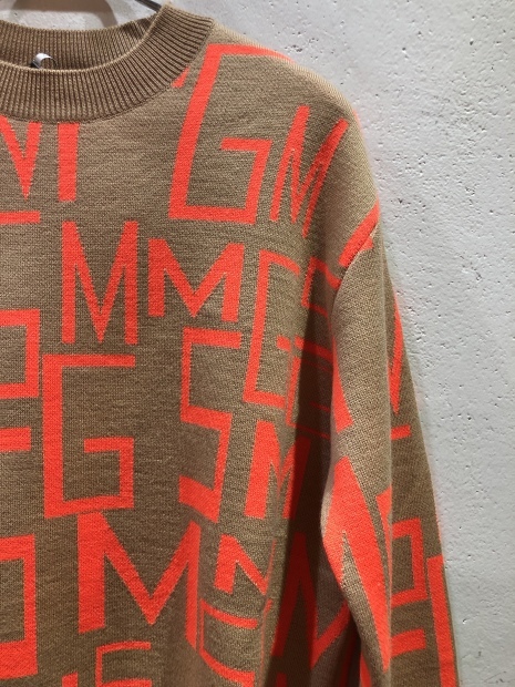 「MSGM エムエスジーエム」新作ショートロゴニット入荷です。_c0204280_13520951.jpg