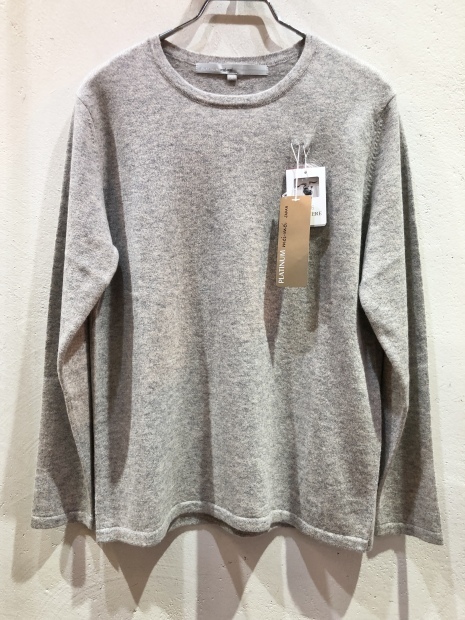 ピュアカシミヤ使用「PLATINUM mei-mei」カシミヤニット入荷です。_c0204280_16073159.jpg