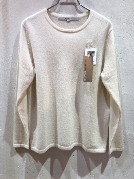 ピュアカシミヤ使用「PLATINUM mei-mei」カシミヤニット入荷です。_c0204280_16074623.jpg