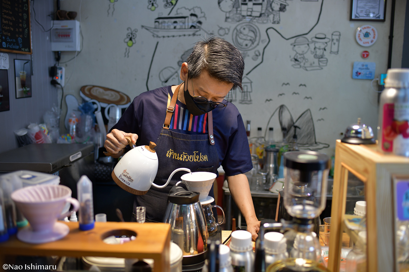 Photo/721 メークロン市場にある、友人のカフェへ_c0174866_21275793.jpg