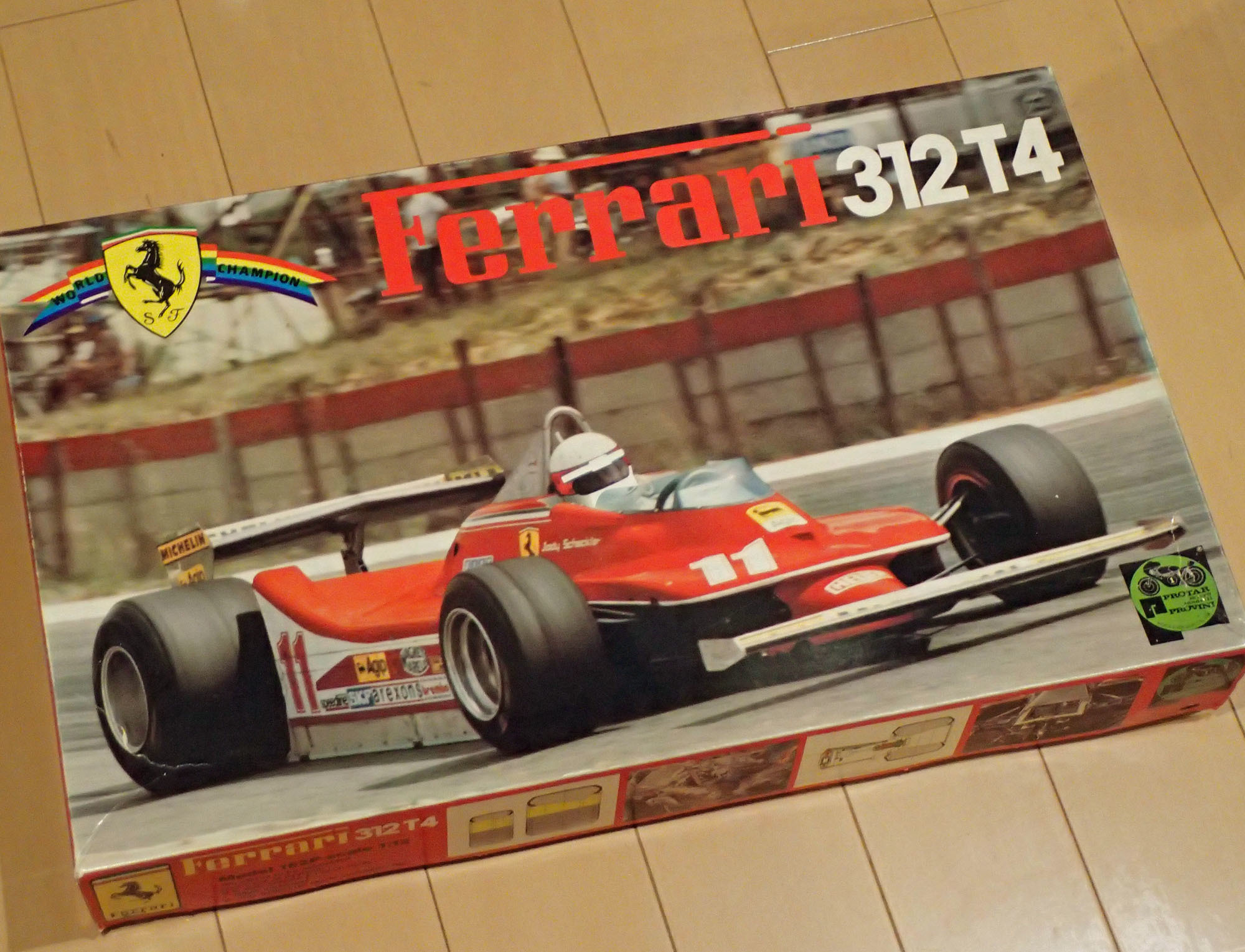 プラモ製作記 12 フェラーリ 312T4 1/12 プロター : 小生の備忘録 プラモ製作記 12 フェラーリ 312T4 1/12 プロター : 小生の備忘録