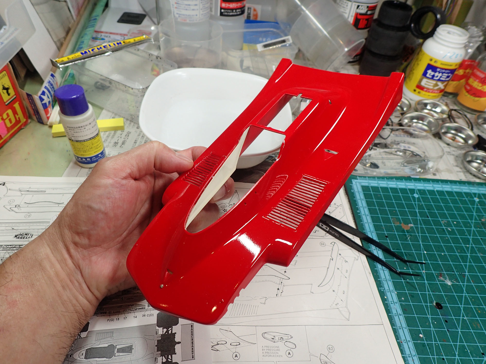 プラモ製作記 12 フェラーリ 312T4 1/12 プロター : 小生の備忘録 プラモ製作記 12 フェラーリ 312T4 1/12 プロター : 小生の備忘録