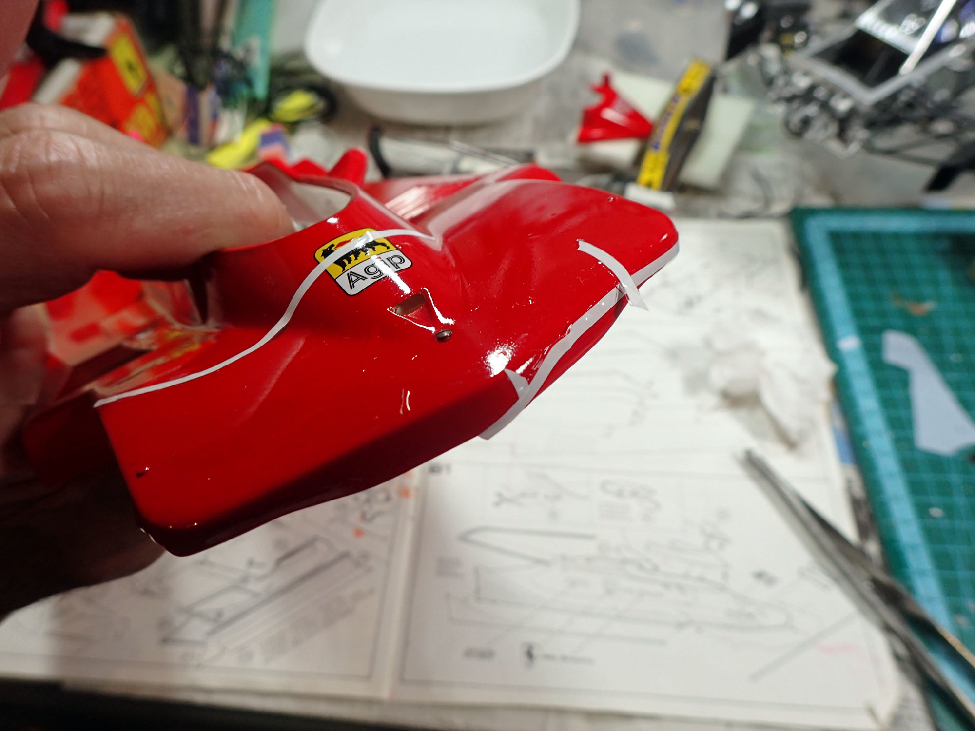 プラモ製作記 12 フェラーリ 312T4 1/12 プロター : 小生の備忘録 プラモ製作記 12 フェラーリ 312T4 1/12 プロター : 小生の備忘録