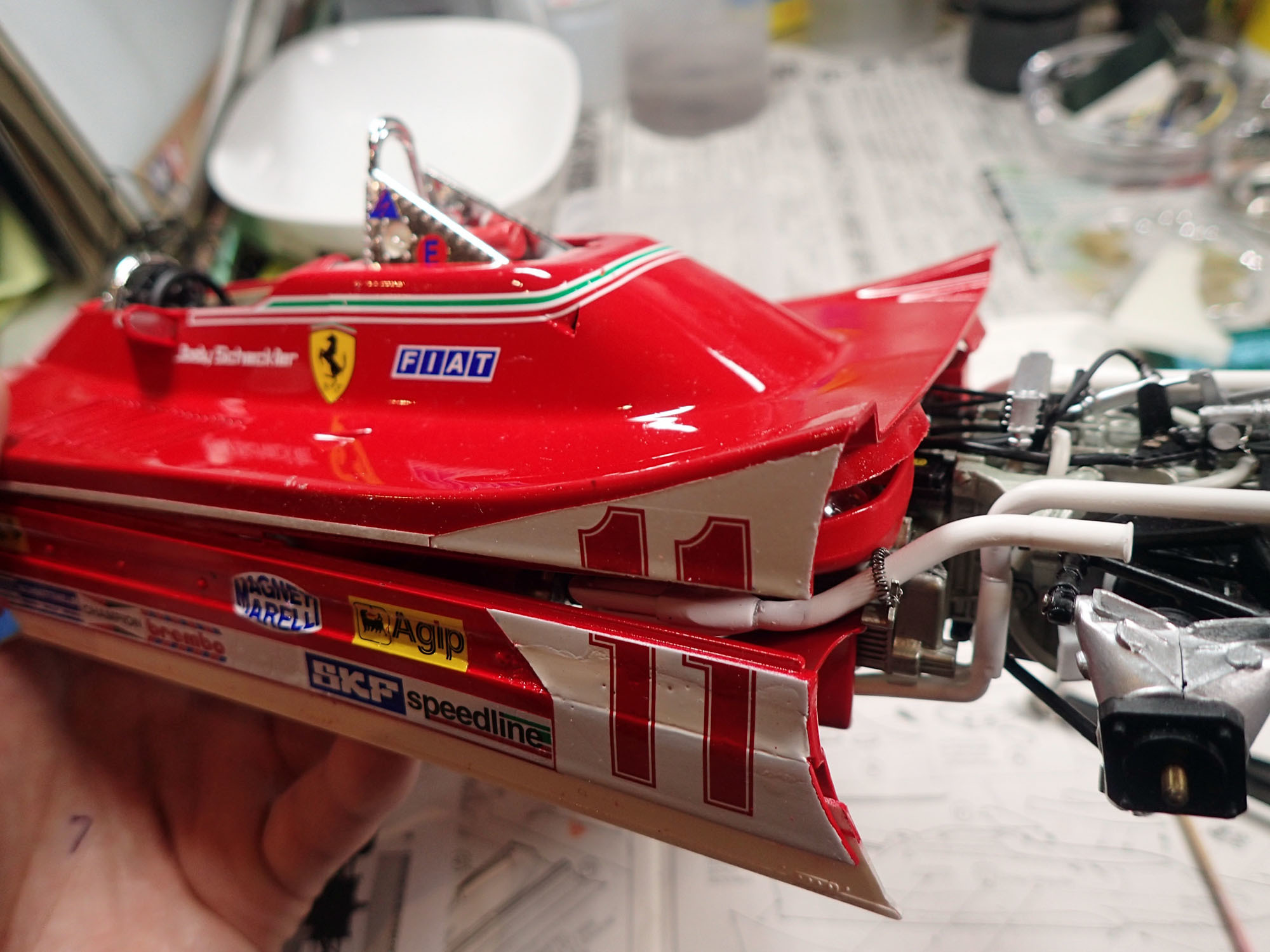 プラモ製作記 12 フェラーリ 312T4 1/12 プロター : 小生の備忘録 プラモ製作記 12 フェラーリ 312T4 1/12 プロター : 小生の備忘録