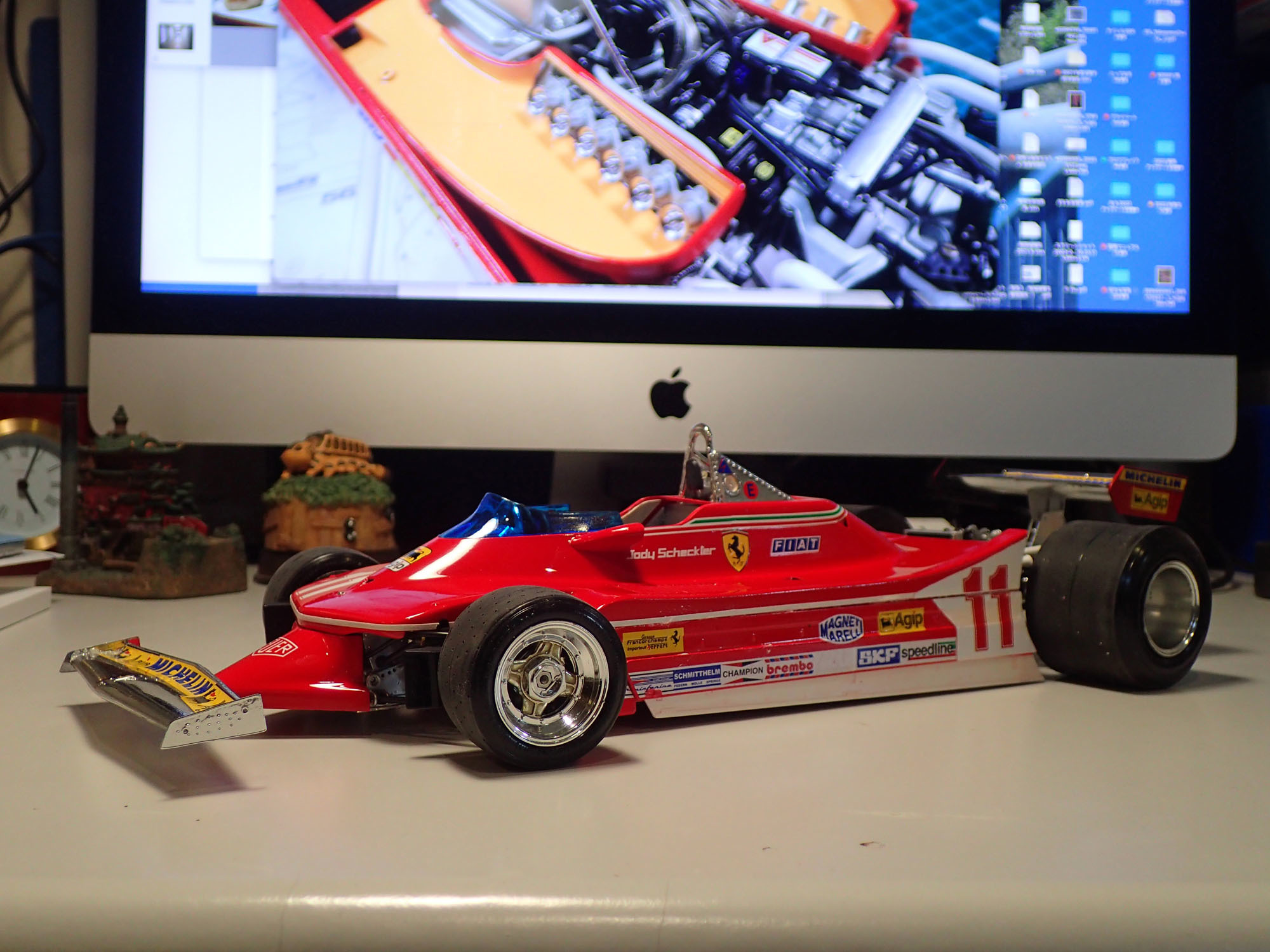 プラモ製作記 12 フェラーリ 312T4 1/12 プロター : 小生の備忘録 プラモ製作記 12 フェラーリ 312T4 1/12 プロター : 小生の備忘録