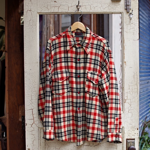 1930-40s Chippewa Plaid Wool Shirt / ヴィンテージ チペワ ウール