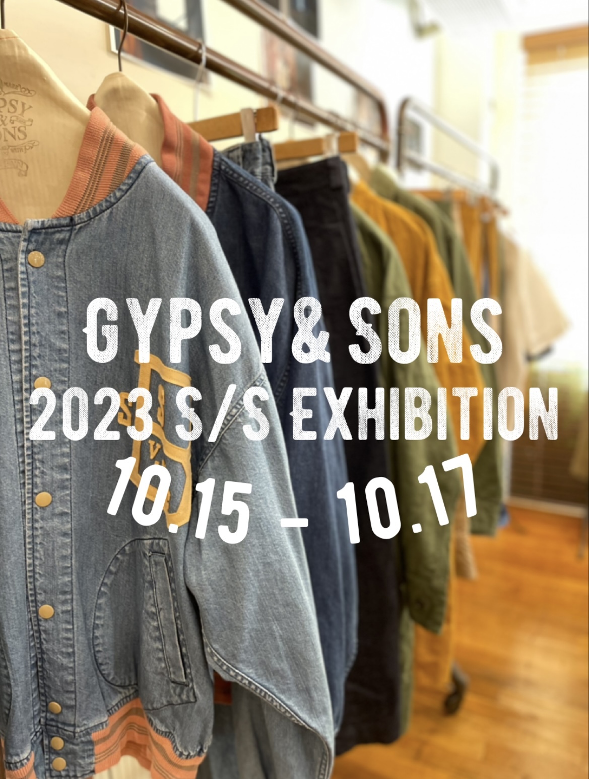 GYPSY &SONS　展示会のお知らせと新作紹介！！_d0140452_11585164.jpg