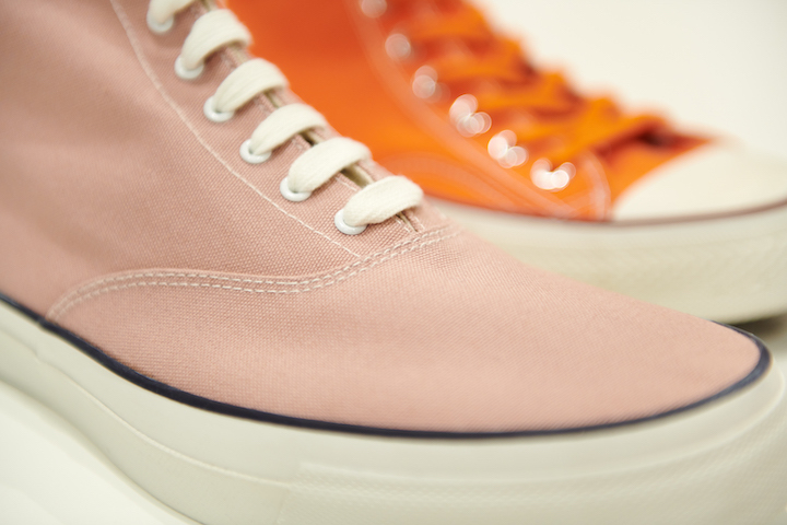\"WAKOUWA ARMY GYM SHOES HIGH DUSTY ROSE for TheThreeRobbers\"ってこんなこと。_c0140560_13355378.jpg