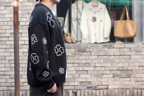 「ChahChah」 着る人、周りの人も幸せな気分にさせてくれる \"HEART FLOWER HAND EMBROIDERY CARDIGAN\" (CC-22FW-K01) ご紹介_f0191324_08252447.jpg
