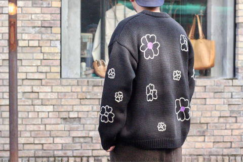「ChahChah」 着る人、周りの人も幸せな気分にさせてくれる \"HEART FLOWER HAND EMBROIDERY CARDIGAN\" (CC-22FW-K01) ご紹介_f0191324_08252814.jpg