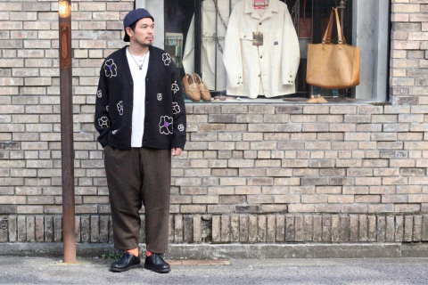 「ChahChah」 着る人、周りの人も幸せな気分にさせてくれる \"HEART FLOWER HAND EMBROIDERY CARDIGAN\" (CC-22FW-K01) ご紹介_f0191324_08254996.jpg