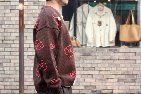 「ChahChah」 着る人、周りの人も幸せな気分にさせてくれる \"HEART FLOWER HAND EMBROIDERY CARDIGAN\" (CC-22FW-K01) ご紹介_f0191324_08260484.jpg