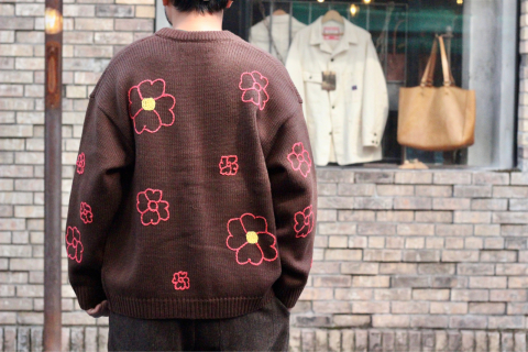 「ChahChah」 着る人、周りの人も幸せな気分にさせてくれる \"HEART FLOWER HAND EMBROIDERY CARDIGAN\" (CC-22FW-K01) ご紹介_f0191324_08260546.jpg