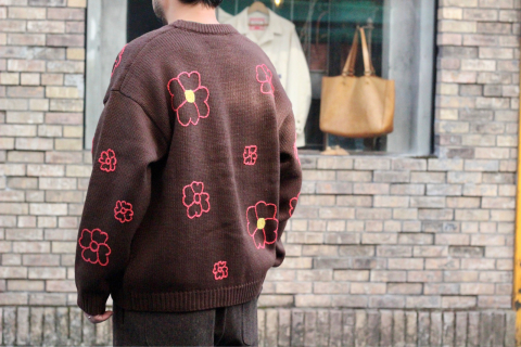 「ChahChah」 着る人、周りの人も幸せな気分にさせてくれる \"HEART FLOWER HAND EMBROIDERY CARDIGAN\" (CC-22FW-K01) ご紹介_f0191324_08260798.jpg