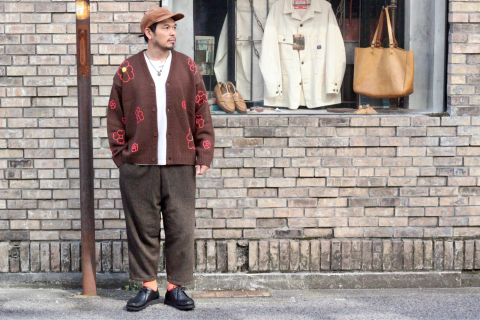 「ChahChah」 着る人、周りの人も幸せな気分にさせてくれる \"HEART FLOWER HAND EMBROIDERY CARDIGAN\" (CC-22FW-K01) ご紹介_f0191324_08262561.jpg