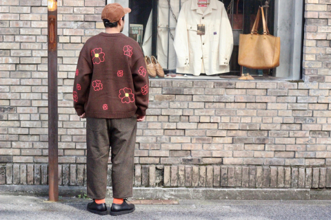 「ChahChah」 着る人、周りの人も幸せな気分にさせてくれる \"HEART FLOWER HAND EMBROIDERY CARDIGAN\" (CC-22FW-K01) ご紹介_f0191324_08262758.jpg