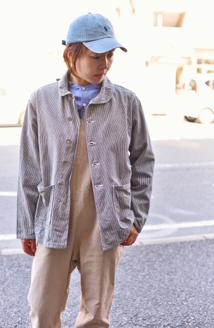 「残り1枚!」 Pointer USA 軽く紹介:其の① Hickory DENIM CoverAll ★★_d0152280_13123926.jpg