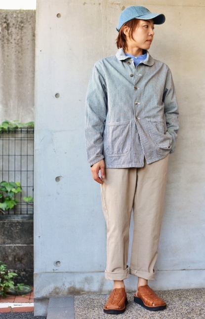 「残り1枚!」 Pointer USA 軽く紹介:其の① Hickory DENIM CoverAll ★★_d0152280_13130658.jpg
