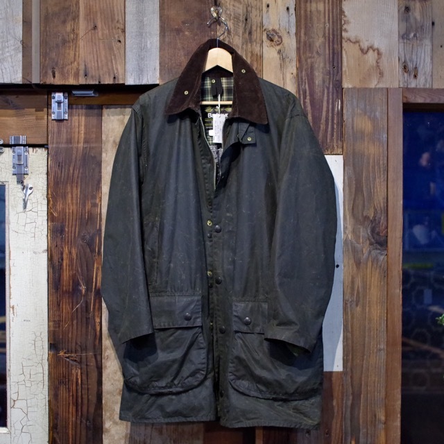 90s vintage barbour border green  バブアーゴッドセレクション