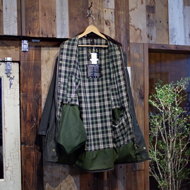 1980-90s Barbour BORDER Olive Green Size 40 / バブアー ボーダー 3 ...