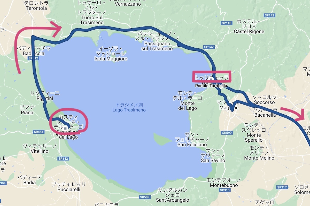 沈む日に湖と空 七変化 トラジメーノ湖_f0234936_20332606.jpg