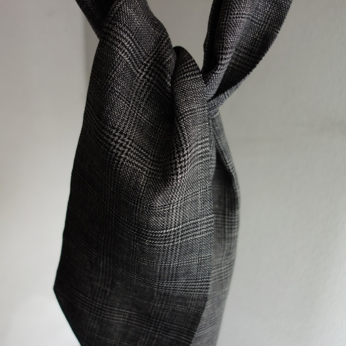 11月の製作予定 / glencheck linen longcravat_e0130546_12512701.jpg