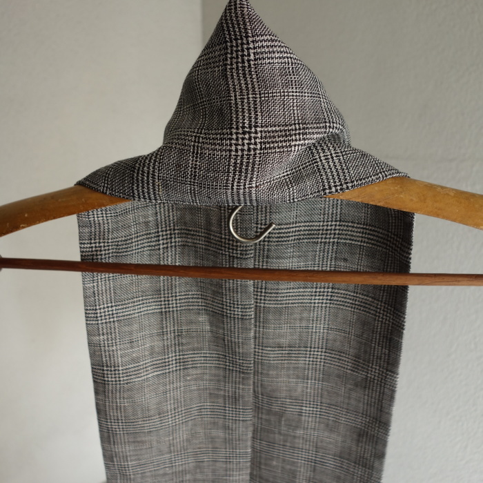 11月の製作予定 / glencheck linen longcravat_e0130546_12521456.jpg