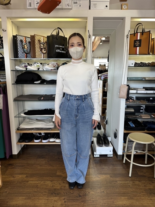 YENN イェン TUCK WIDE DENIM PANTS : dimanche ディマンシュ NEWS ...