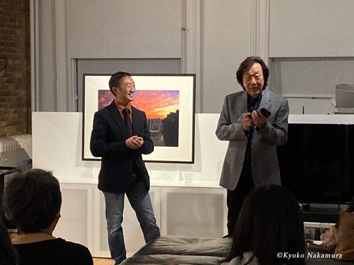Opening Reception 「月とニューヨーク」植山慎太郎/マックス藤島 写真展 2022 _a0274805_23504586.jpg